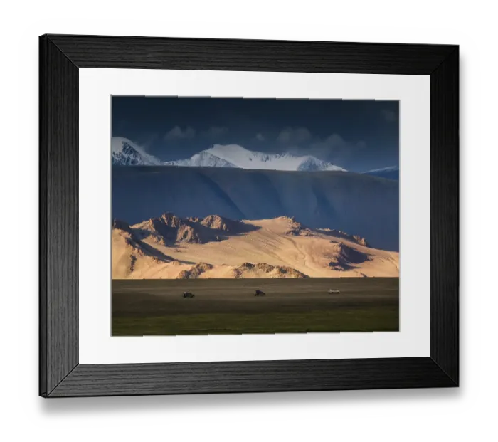 Framed Print : Off road tour in Mongolia. Mountain Tsambagarav Framed Print : Off road tour in Mongolia. Mountain Tsambagarav
