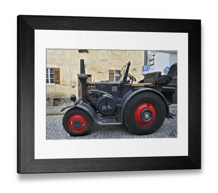 Framed Print : Lanz Bulldog tractor from 1952