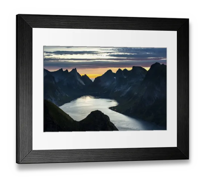 Framed Print : View from Reinebringen, Reinebriggen