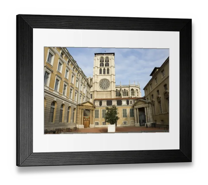 Framed Print : Old part of town, Lyon, France, Europe