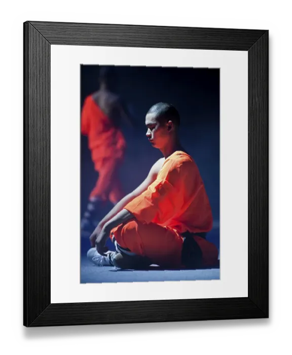 Framed Print : Monks from the Shaolin monastery Framed Print : Monks from the Shaolin monastery