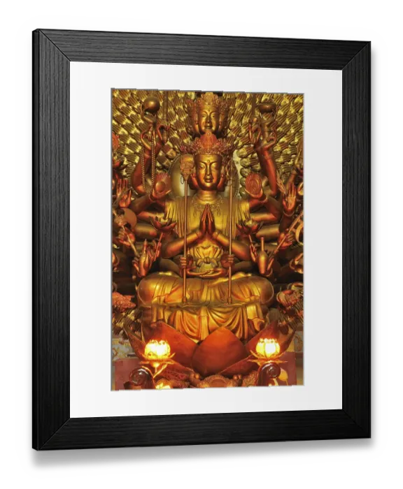 Framed Print : Golden Buddha statue, Nha Trang Framed Print : Golden Buddha statue, Nha Trang