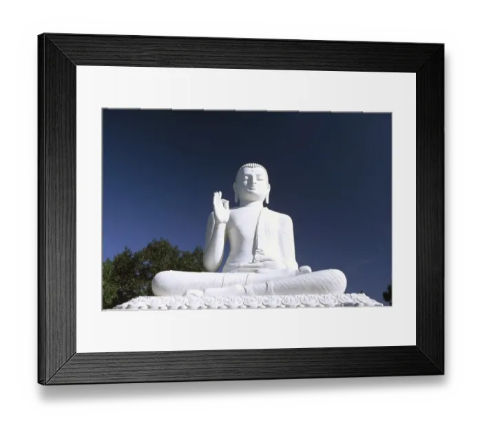 Framed Print : Statue of Buddha, Mihintale, Sri Lanka
