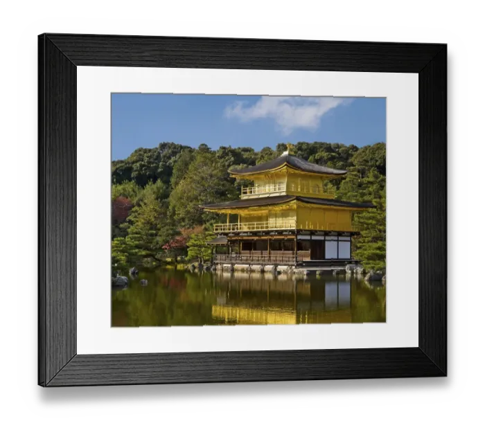 Framed Print : Kinkaku Ji Temple, Golden Temple Framed Print : Kinkaku Ji Temple, Golden Temple