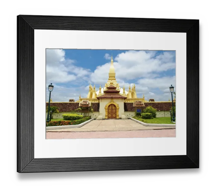 Framed Print : Pha That Luang, Vientiane, Laos