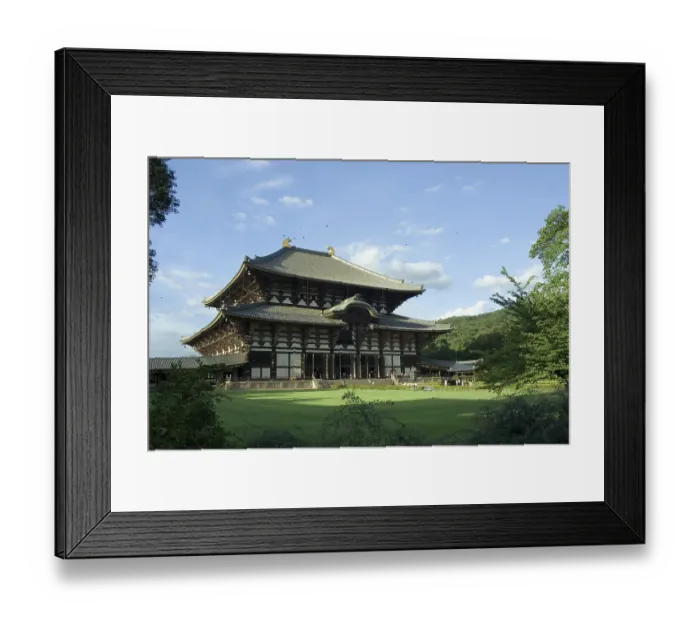 Framed Print : Todi-ji Temple Nara Japan