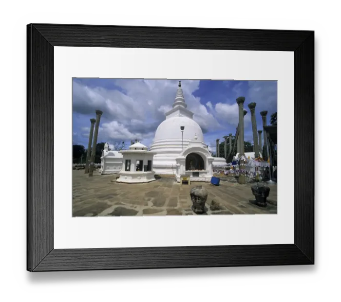Framed Print : Thuparama Dagoba in the ancient city of Anuradhapura Framed Print : Thuparama Dagoba in the ancient city of Anuradhapura
