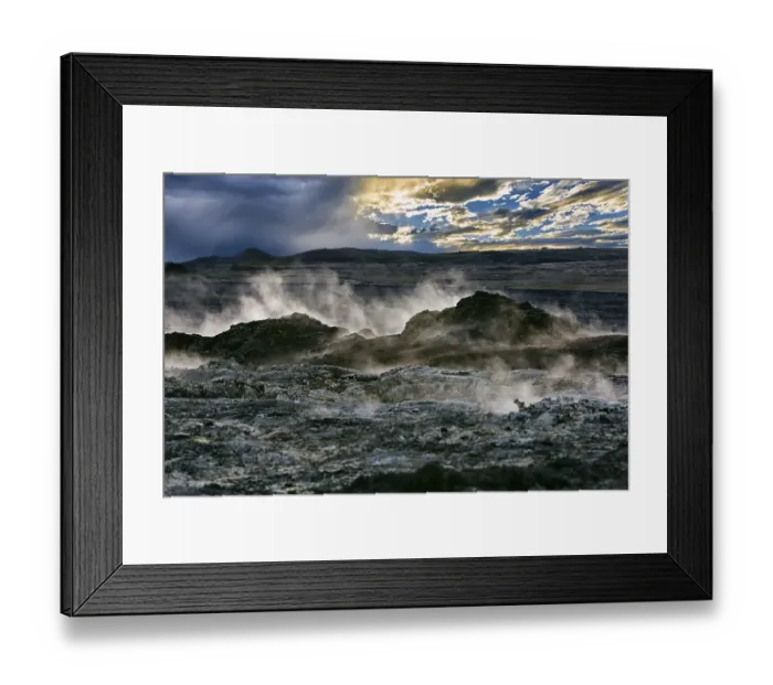 Framed Print : Volcano Leirhnjukur, Krafla Volcanic area