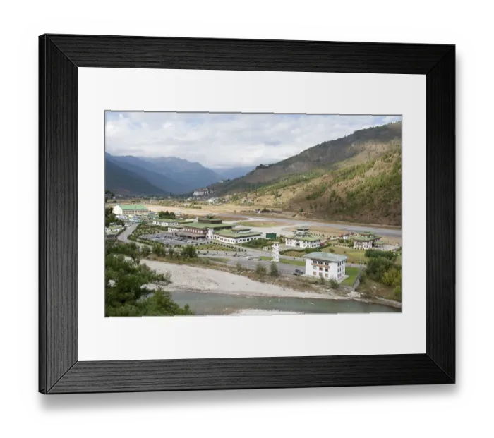 Framed Print : View of the airport from above Framed Print : View of the airport from above