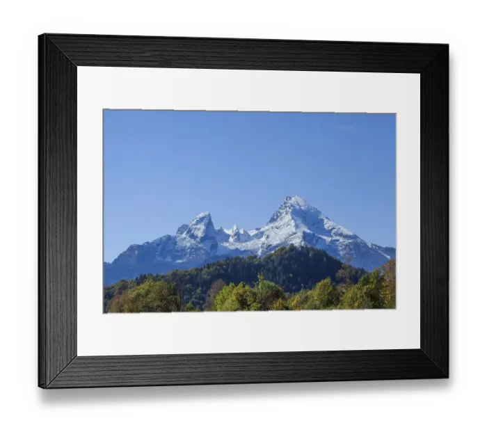 Framed Print : Watzmann in autumn, Berchtesgaden Framed Print : Watzmann in autumn, Berchtesgaden