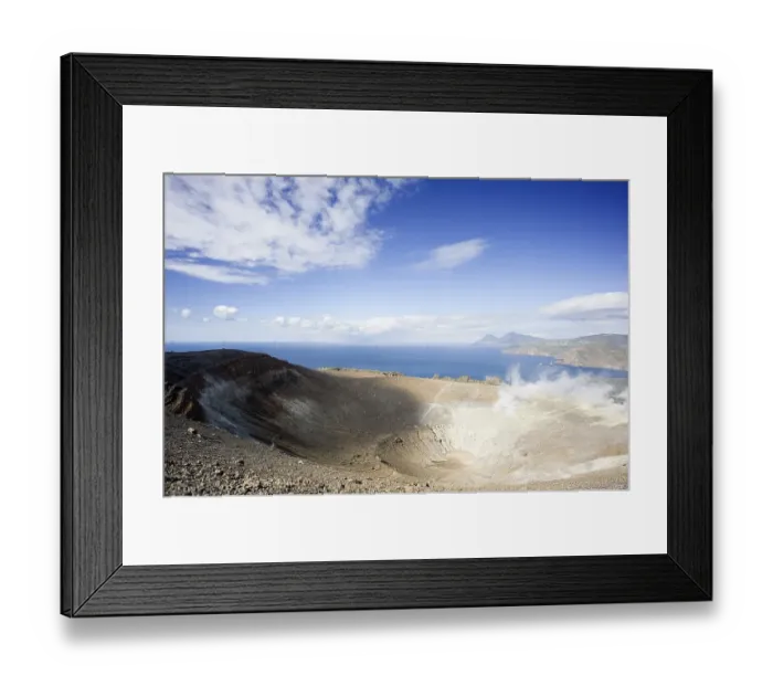 Framed Print : Volcano, Lipari, Aeolian Islands