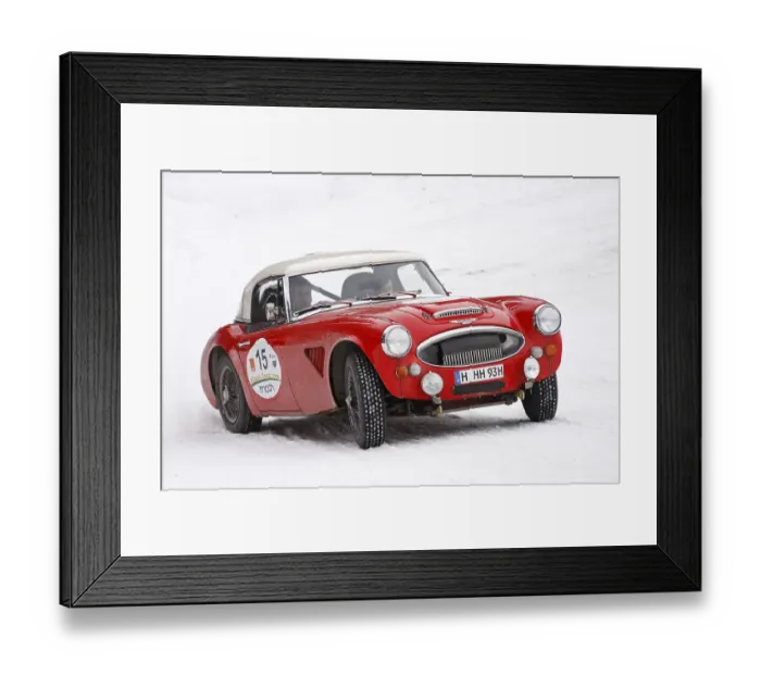 Framed Print : Austin Healey 3000, built in 1964