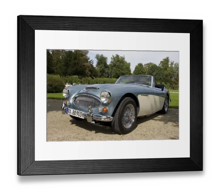 Framed Print : Austin Healey 3000 MK III, built 1967