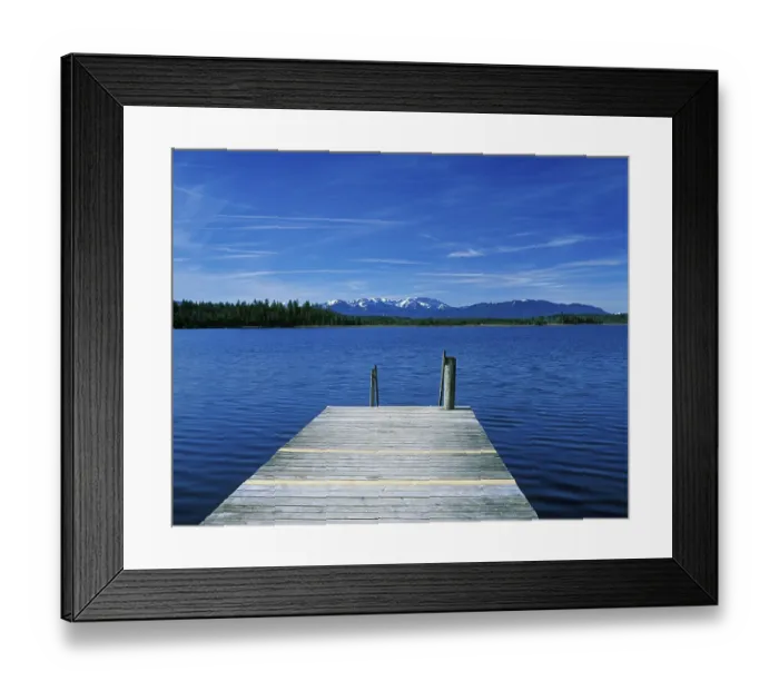 Framed Print : Kirchsee lake Upper Bavaria Germany