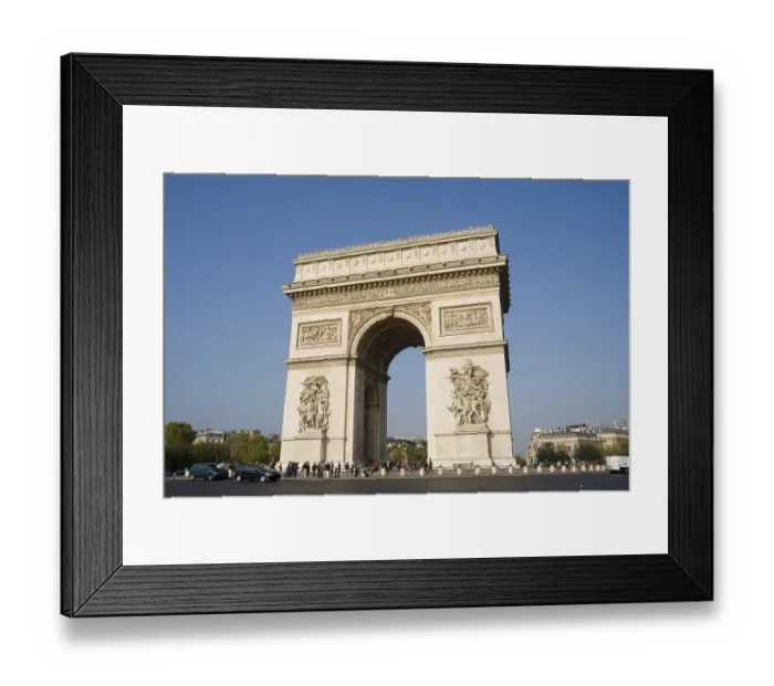 Framed Print : Arc de Triomphe, Place Charles de Gaulle Framed Print : Arc de Triomphe, Place Charles de Gaulle