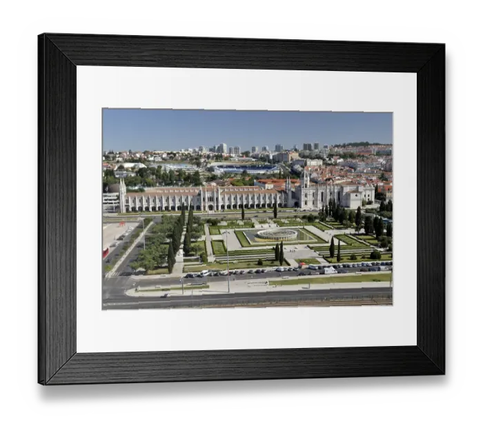 Framed Print : Praca do Imperio and the Hieronymites Monastery Framed Print : Praca do Imperio and the Hieronymites Monastery