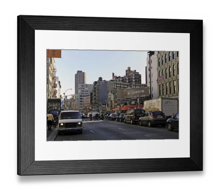 Framed Print : Canal Street, Chinatown, Manhattan