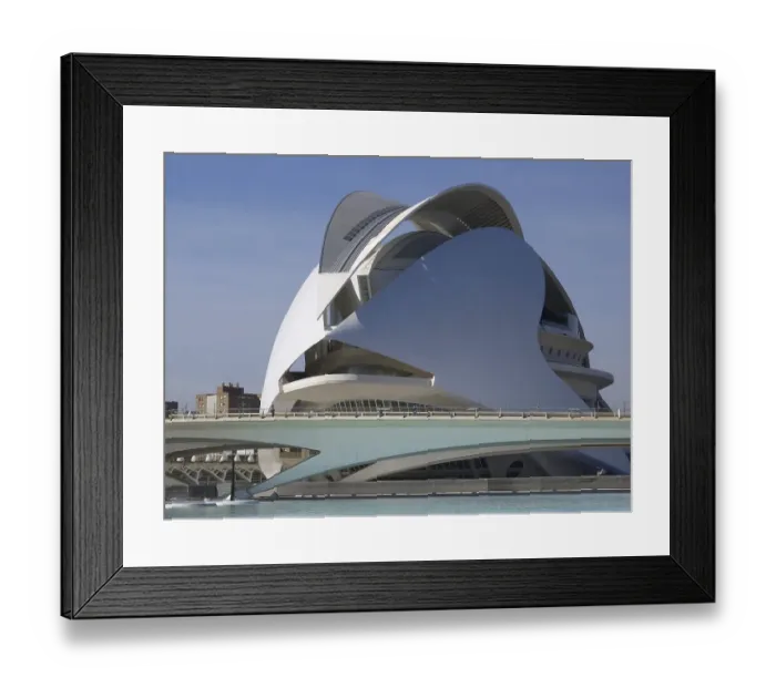 Framed Print : Palau de les Arts in valencia, Spain, Europe Framed Print : Palau de les Arts in valencia, Spain, Europe