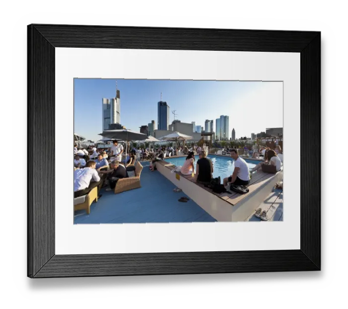 Framed Print : People relaxing after work, Long Island Summer Lounge Framed Print : People relaxing after work, Long Island Summer Lounge