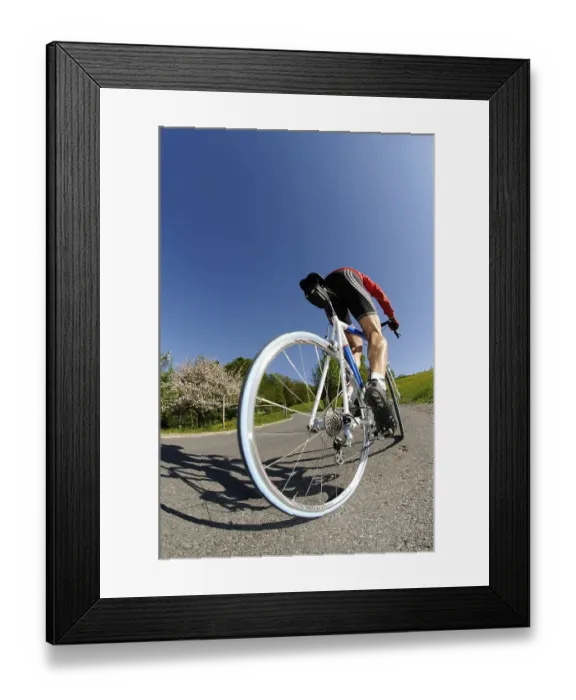 Framed Print : Racing cyclists riding, Samerberg Framed Print : Racing cyclists riding, Samerberg