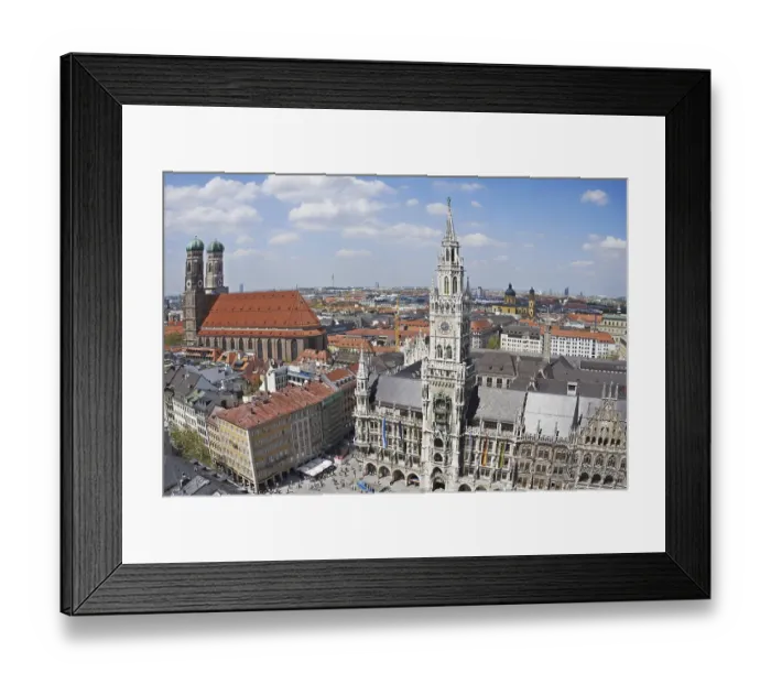 Framed Print : Frauenkirche or Cathedral of Our Dear Lady