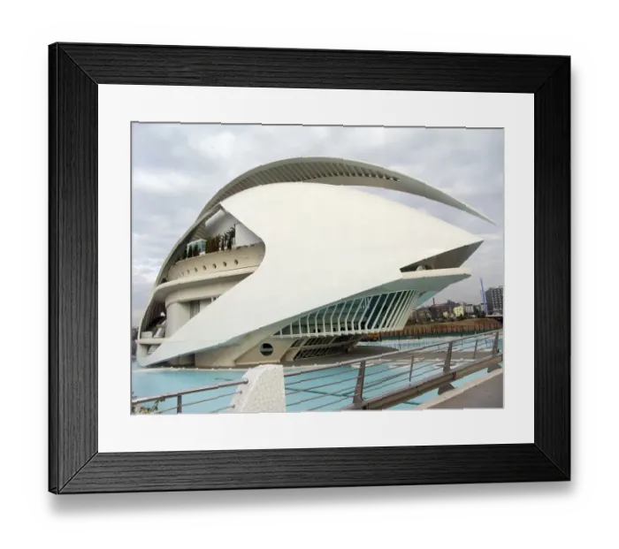 Framed Print : Architecture by Santiago Calatrava