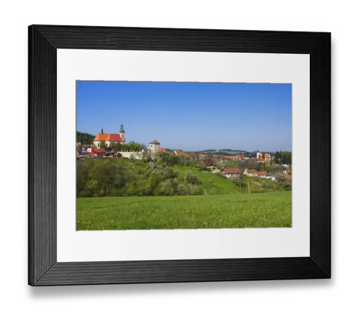 Framed Print : Strilky, Kromeriz district, Zlin region