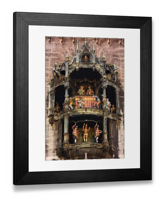 Framed Print : Glockenspiel at the New Town Hall Framed Print : Glockenspiel at the New Town Hall