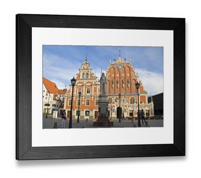 Framed Print : Riga is proud to his Schwarzhaeupterhaus Framed Print : Riga is proud to his Schwarzhaeupterhaus