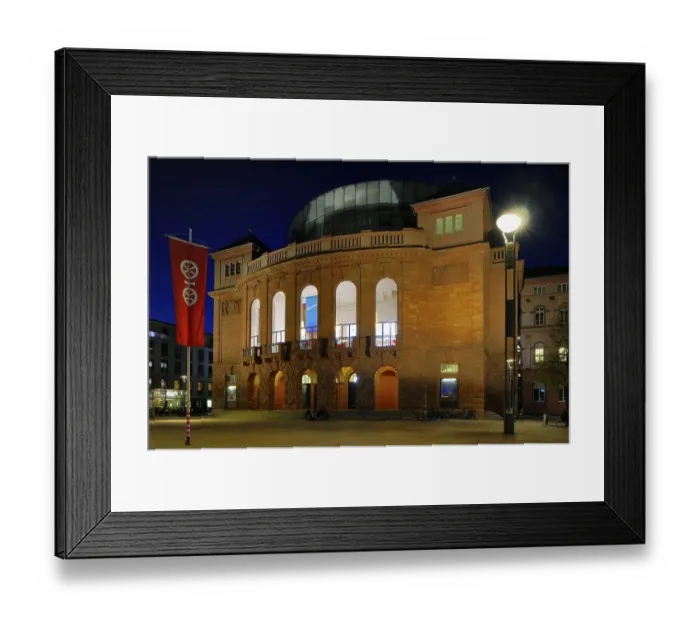Framed Print : Staatstheater, Mainz State Theatre Framed Print : Staatstheater, Mainz State Theatre