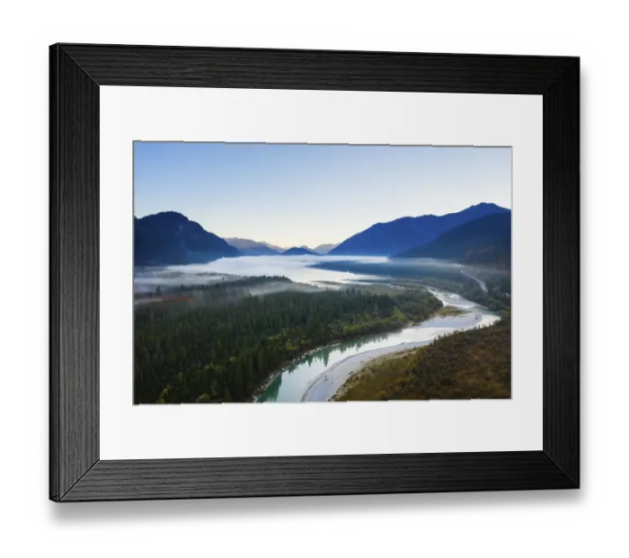 Framed Print : Isar and Sylvenstein storage at sunrise