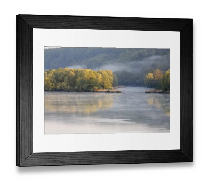Framed Print : Inn river in Marktl, Upper Bavaria Framed Print : Inn river in Marktl, Upper Bavaria