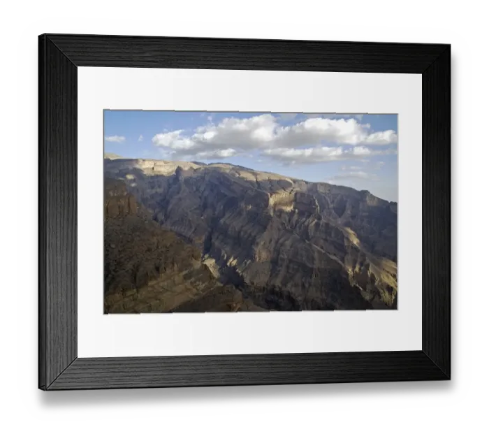 Framed Print : Jebel Shams the Grand Canyon from Oman Framed Print : Jebel Shams the Grand Canyon from Oman