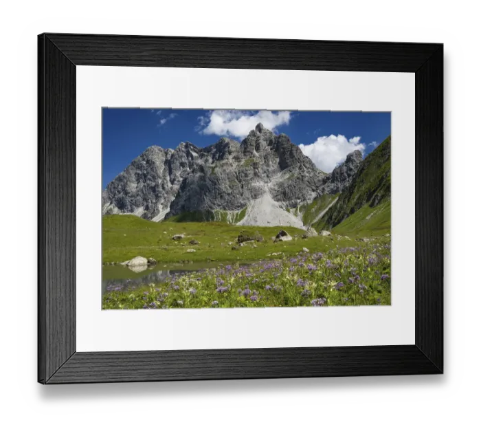 Framed Print : Eissee, Oytal, behind Grosser Wilder
