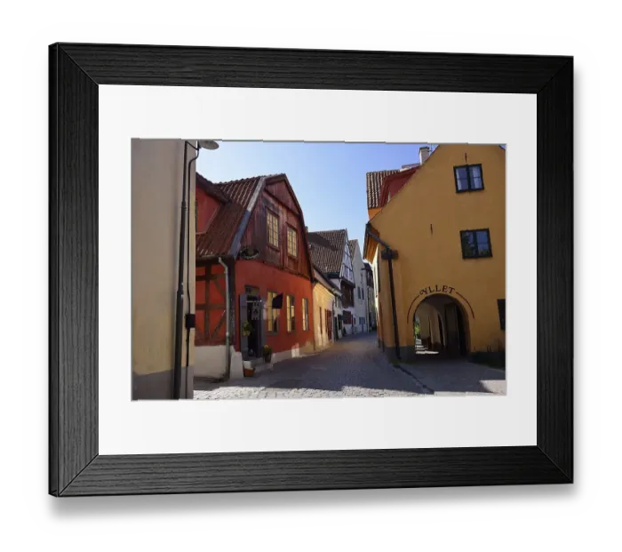 Framed Print : Visby, Gotland, Sweden1