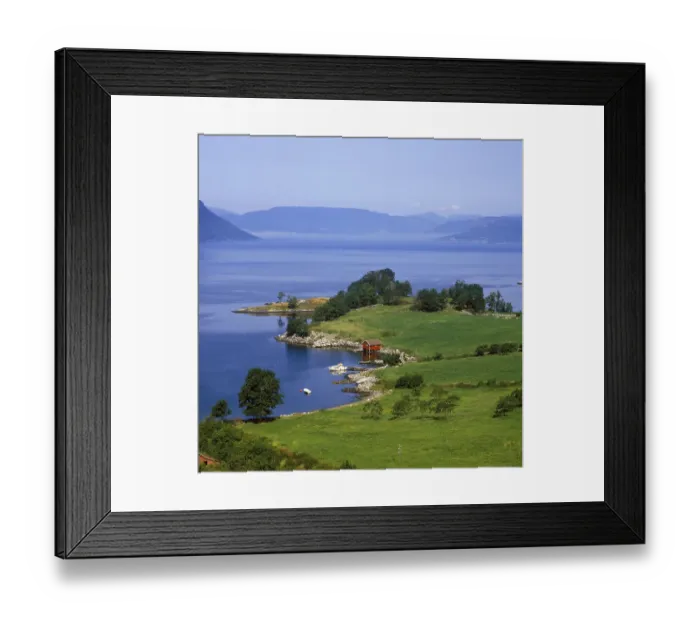 Framed Print : Trondheimsfjord, Norway, Europe