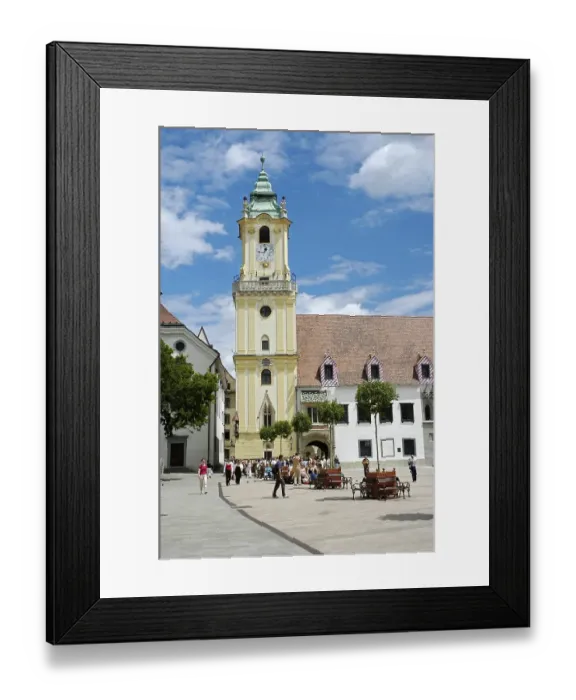 Framed Print : Old Town Hall, main square, Bratislava Framed Print : Old Town Hall, main square, Bratislava