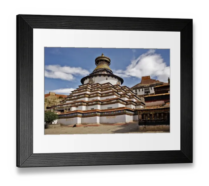 Framed Print : Palcho Monastery or Pelkor Chode Monastery or Shekar Gyantse Framed Print : Palcho Monastery or Pelkor Chode Monastery or Shekar Gyantse