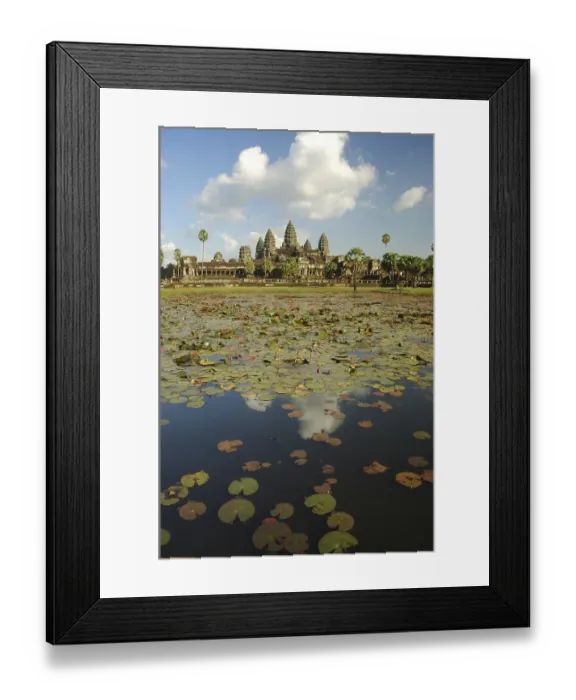 Framed Print : Angkor Wat, main temple, Cambodia, Asia