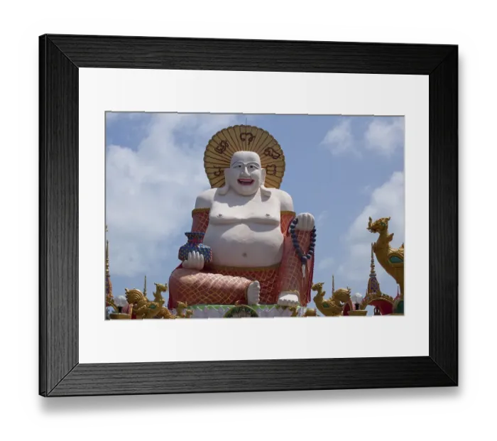 Framed Print : Buddha statue in the Big Buddha temple