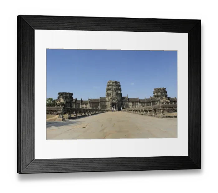 Framed Print : Entrance to the temple of Angkor Wat Framed Print : Entrance to the temple of Angkor Wat
