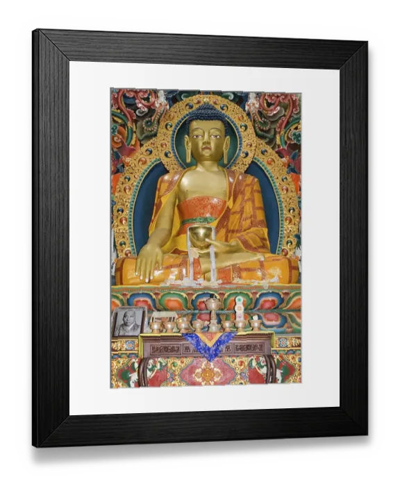 Framed Print : Buddha display at a buddhist temple Framed Print : Buddha display at a buddhist temple