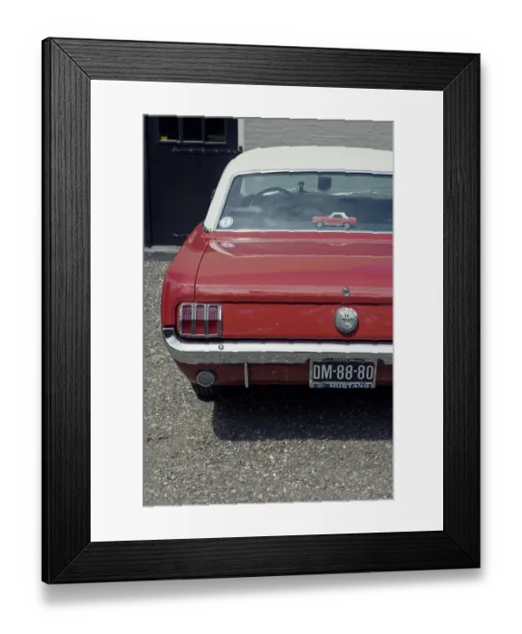 Framed Print : Ford Mustang