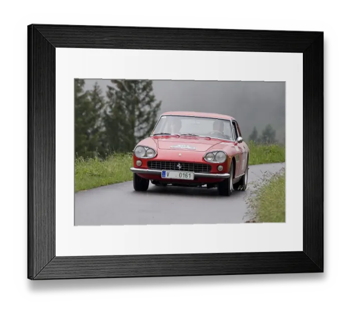 Framed Print : Ferrari 330 GT 2+2, Year of contruction 1965