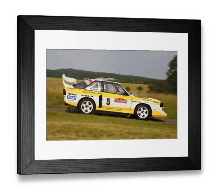 Framed Print : Vintage Eifel Rallye 2012 Audi Sport Quattro E2 Framed Print : Vintage Eifel Rallye 2012 Audi Sport Quattro E2