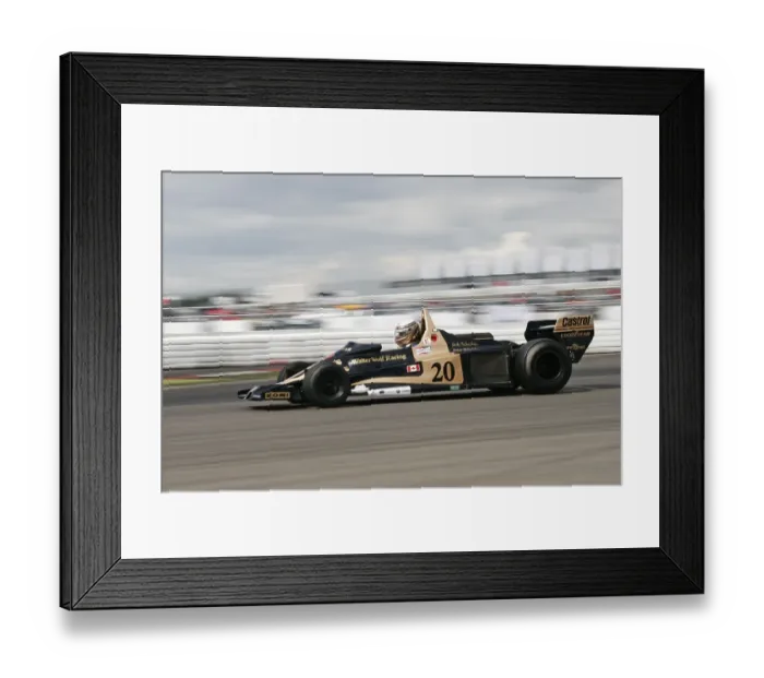 Framed Print : Wolf WR 1 Ford, historic Formula 1 car Framed Print : Wolf WR 1 Ford, historic Formula 1 car