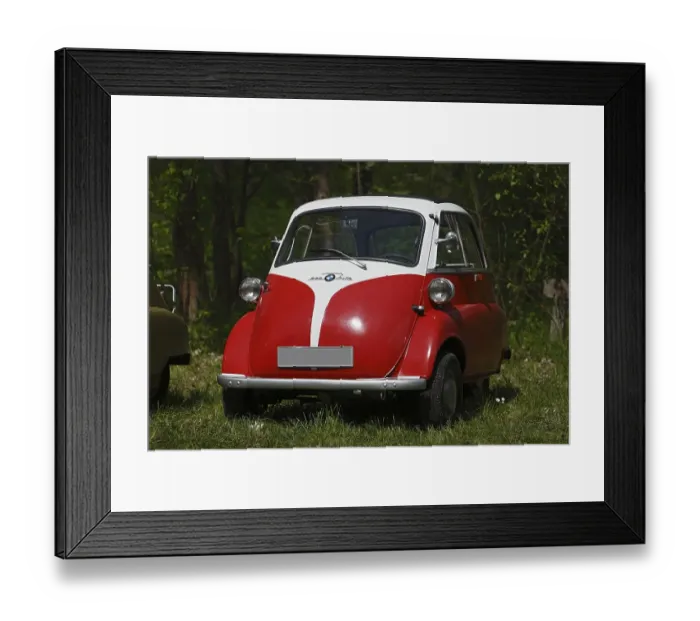Framed Print : BMW Isetta, classic car Framed Print : BMW Isetta, classic car