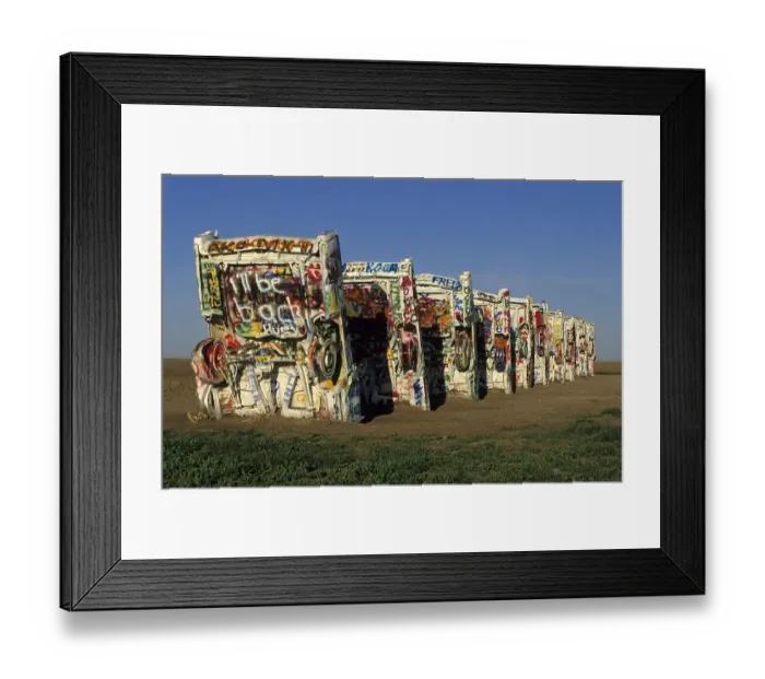 Framed Print : Cadillac Ranch, Amarillo, Texas