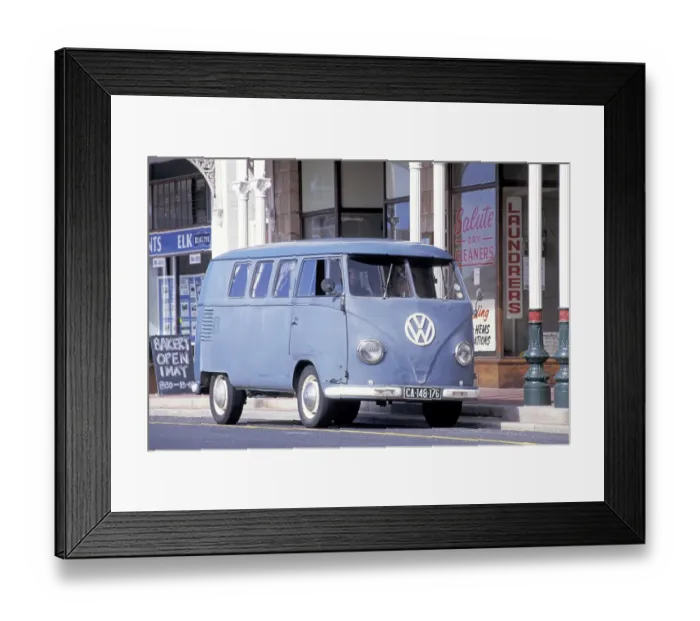 Framed Print : Old VW bus Capetown South Africa