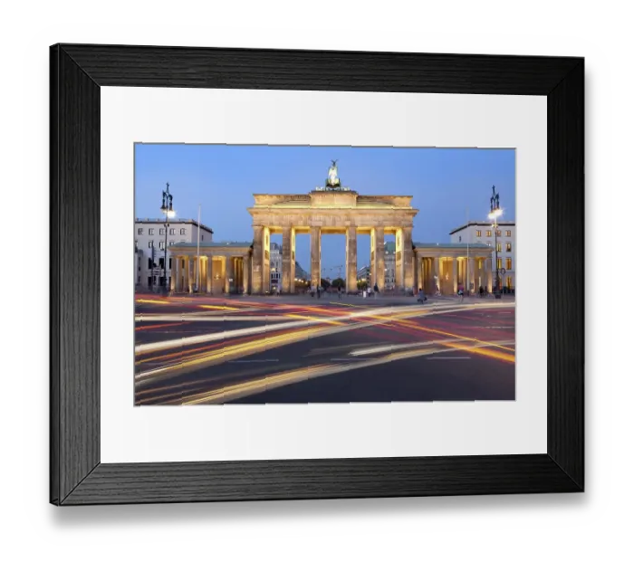 Framed Print : Brandenburg Gate, Berlin, Berlin, Germany, Europe
